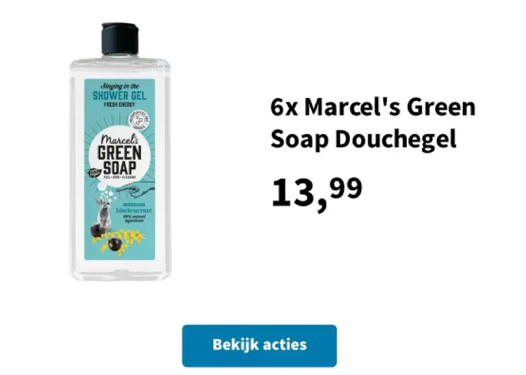 Promotie: Marcel's Green Soap Douchegel