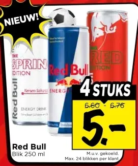 Aanbieding: Red Bull Blik