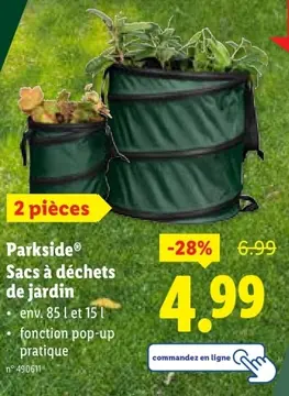 Offre: Sacs à déchets de jardin