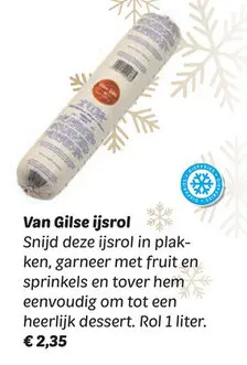 Aanbieding: ijsrol
