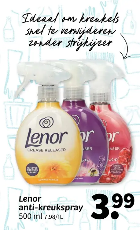 Promotie: Lenor anti-kreukspray