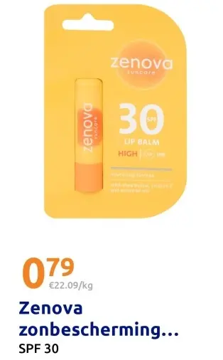 Aanbieding: Zenova zonbescherming...