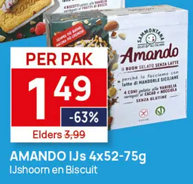 Aanbieding: Amando IJs 4x75g