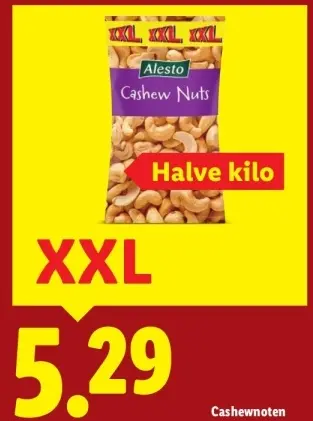 Aanbieding: Cashewnoten