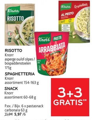 Offre: Risotto, spaghetteria, snack