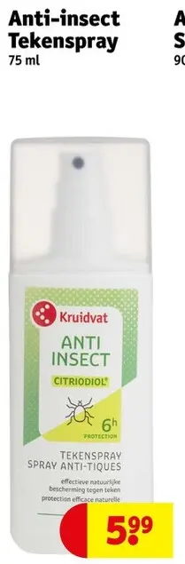 Promotie: Anti-insect Tekenspray