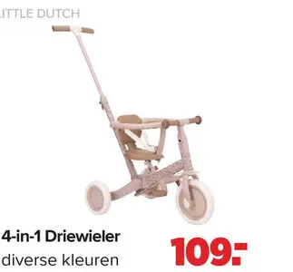 Promotie: 4-in-1 Driewieler