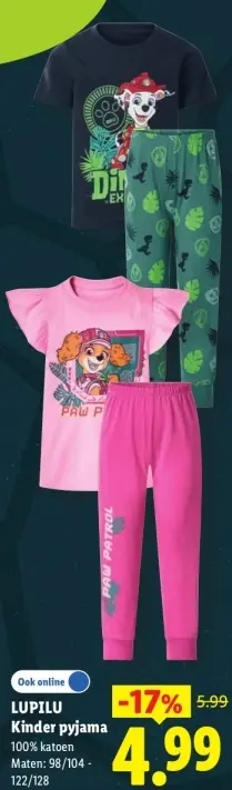 Aanbieding: Kinder pyjama