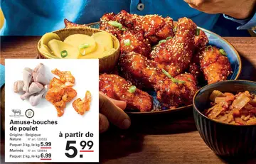 Offre: Amuse-bouches de poulet