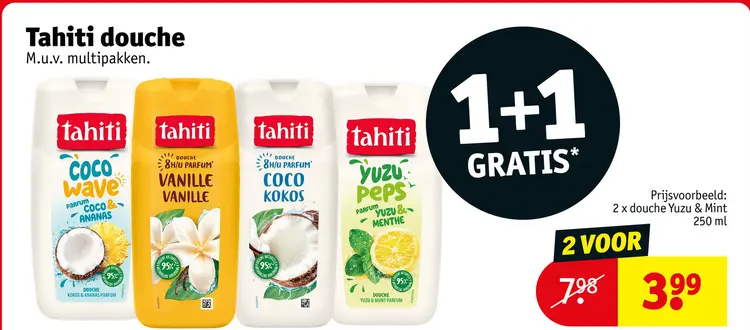 Promotie: Tahiti douche