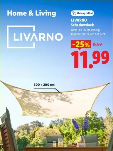 Aanbieding: Schaduwdoek