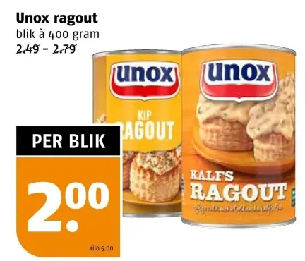 Aanbieding: ragout