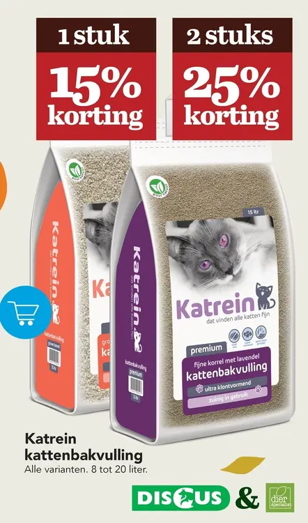 Aanbieding: Katrein kattenbakvulling