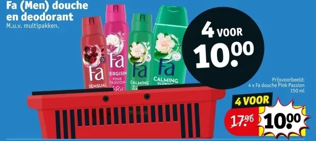 Promotie: Douche en deodorant