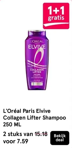 Aanbieding: Elvive Collagen Lifter Shampoo