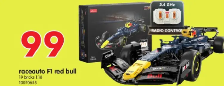 Promotie: raceauto F1 red bull
