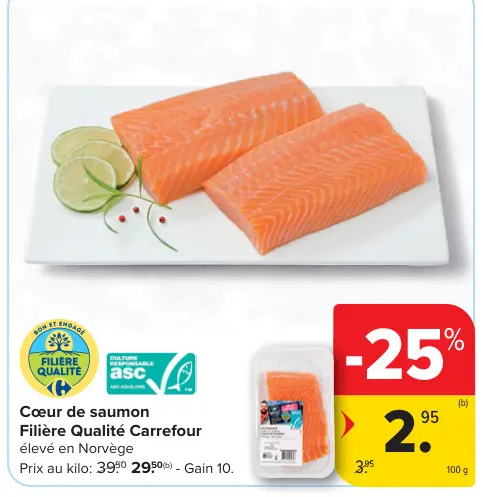 Offre: Cœur de saumon