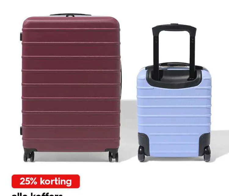 Promotie: koffers