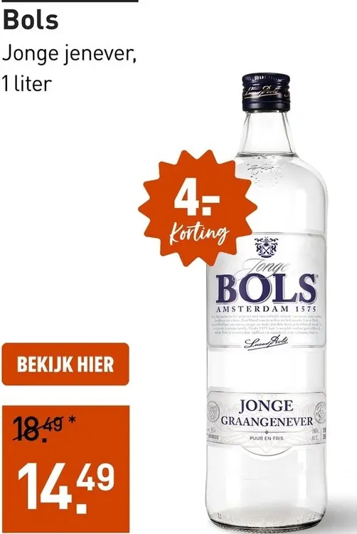 Aanbieding: Jonge jenever