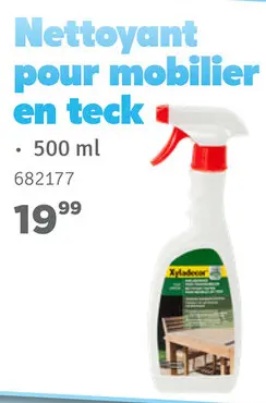 Offre: Nettoyant pour mobilier en teck