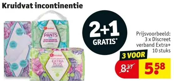 Aanbieding: Discreet verband Extra+