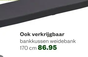 Aanbieding: Bankkussen weidebank 170 cm