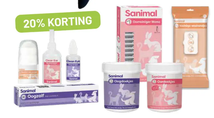 Aanbieding: Sanimal Pet Care Products