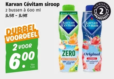 Aanbieding: Karvan Cévitam siroop