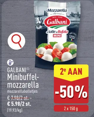 Promotie: Minibuffel-mozzarella
