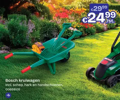 Promotie: Bosch kruiwagen