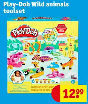 Aanbieding: Play-Doh Wild animals toolset