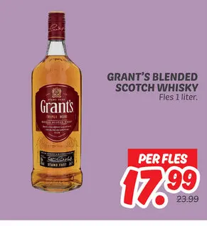 Aanbieding: Grant's Blended Scotch Whisky