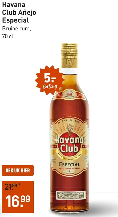Aanbieding: Havana Club Añejo Especial