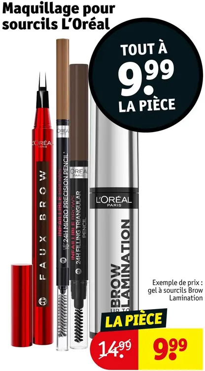 Offre: Maquillage pour sourcils