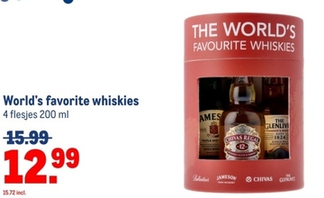 Aanbieding: World's favorite whiskies