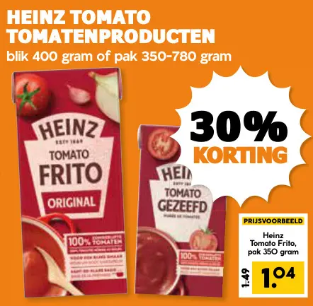 Aanbieding: Tomato tomatenproducten