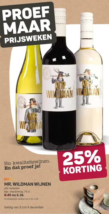 Aanbieding: Mr. wildman wijnen