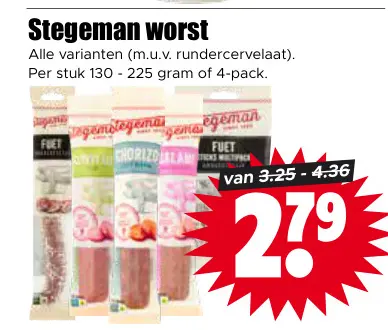 Aanbieding: Stegeman worst