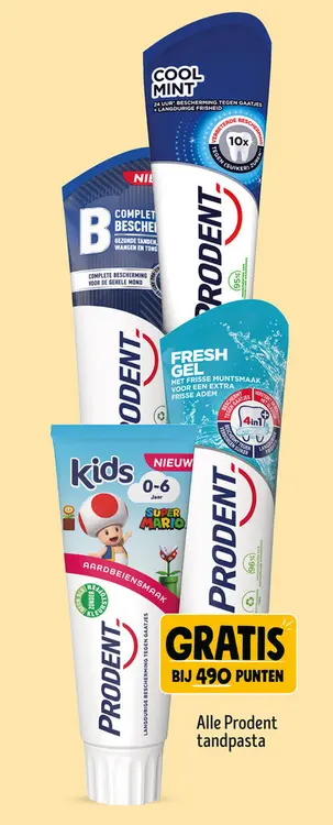 Aanbieding: Prodent tandpasta