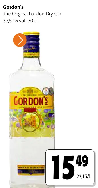 Offre: The Original London Dry Gin