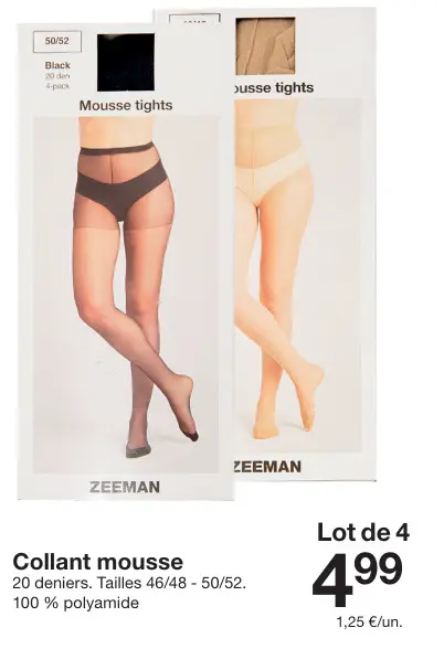 Offre: Collant mousse