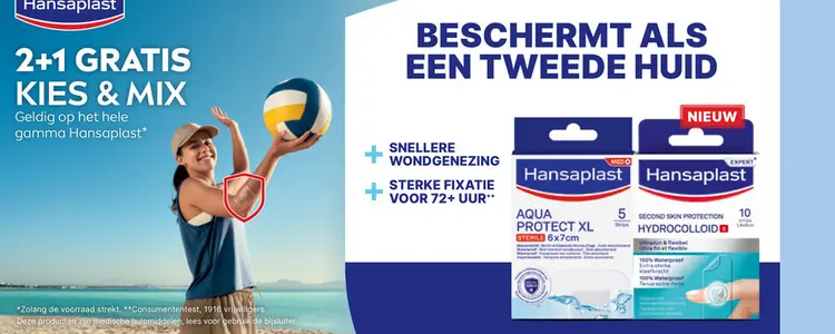 Promotie: Hansaplast Aqua Protect XL & Second Skin Prot