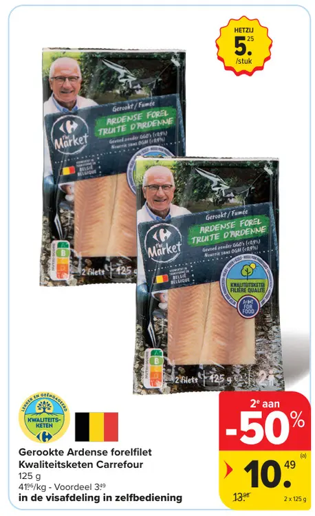 Promotie: Gerookte Ardense forelfilet