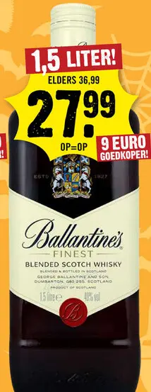 Aanbieding: Ballantine's Finest Blended Scotch Whisky