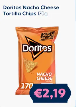 Aanbieding: Doritos Nacho Cheese Tortilla Chips