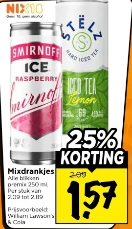 Aanbieding: Mixdrankjes