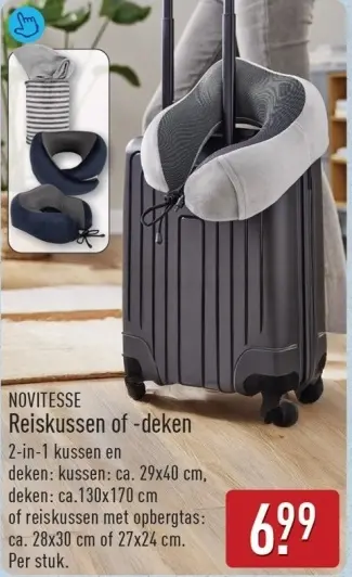 Aanbieding: Reiskussen of -deken