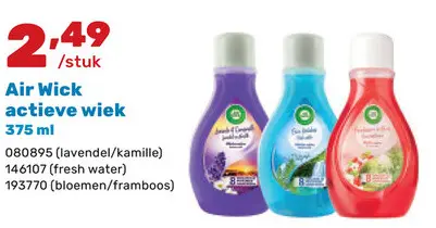 Promotie: Air Wick actieve wiek
