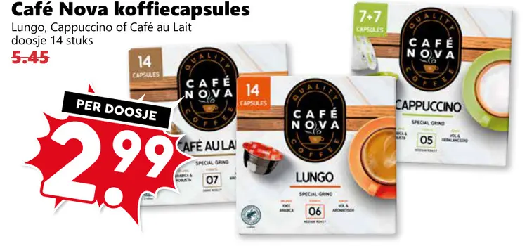 Aanbieding: Koffiecapsules