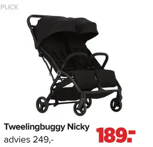 Promotie: Tweelingbuggy Nicky